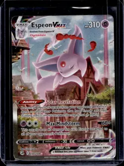 2021 Pokemon SWSH Fusion Strike Espeon VMAX Alternate Art Secret Rare #270/264 - Image 1