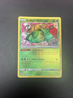 Radiant Venusaur Pokemon • Radiant Rare • 004/078 Pokemon Go - Image 1