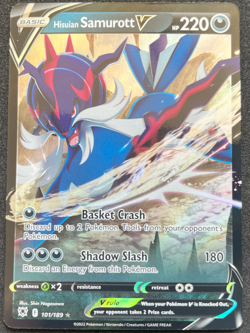 Hisuian Samurott V Pokemon Astral Radiance 101/189 Ultra Rare NM - Image 1