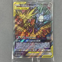 Moltres Zapdos Articuno GX Hidden Fates Pokemon Black Star Promo SM210 Sealed - Image 1