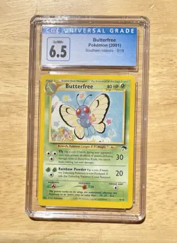Pokemon TCG Butterfree CGC 6.5 Southern Islands 9/18 Regular Promo - Image 1