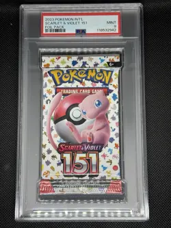 Pokemon 151 Authentic Sealed Booster Pack PSA 9 - Image 1