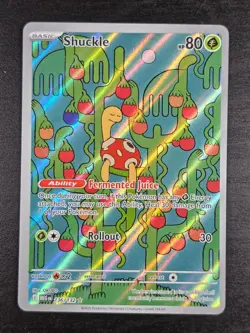Shuckle 136/132 - Pokemon Mega Evolution Illustration Rare - Image 1
