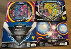 2x Pokemon TCG Hoopa V Box + 2x Pokemon Pikachu V Box New Sealed Ships Fast - Image 2
