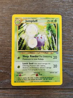 Jumpluff 7/111 Neo Genesis Holo Rare WoTC Pokemon 2000 LP - Image 1