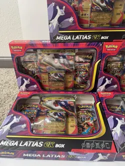 Pokemon TCG Mega Evolutions Mega Latias EX Box Lot Of 5 Factory Sealed Brand New - Image 2