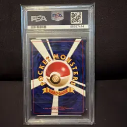 1997 POKEMON JAPANESE FOSSIL #80 SLOWBRO PSA 9 - Image 2