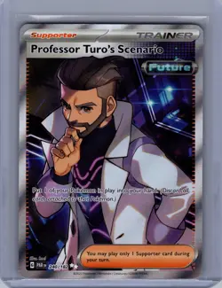Professor Turo's Scenario Full Art Ultra Rare Holo 240/182 Pokemon Paradox Rift - Image 1
