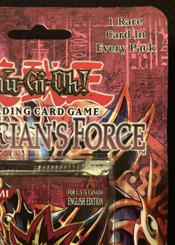 Yu-Gi-Oh! MAGICIAN’S FORCE English Edition RARE Rack Blister Pack Konami 1996 🔥 - Image 2