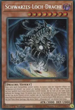 yugioh Schwarzes-Loch-Drache MP24-DE117 Secret Rare 1.Auflage Deutsch - Image 1