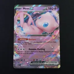 Mew ex RR 151/165 Scarlet & Violet 151 Double Rare Holo NM/M Pokemon TCG Card - Image 1