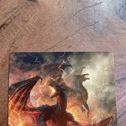 MTG Rite of the Dragoncaller Art Card (/54) Gold-Stamped Signature - Image 3