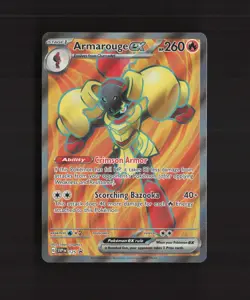 Armarouge ex SVP125 Black Star Promo Full Art Holo Pokemon Card NM - Image 1