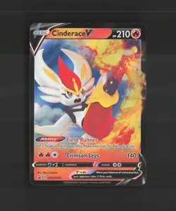 Cinderace V SWSH015 Sword & Shield Black Star Promo Holo Pokemon Card NM - Image 1