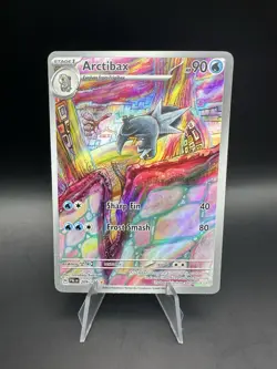 Arctibax 209/193 Paldea Evolved Illustration Rare Pokemon TCG Card NM - Image 1