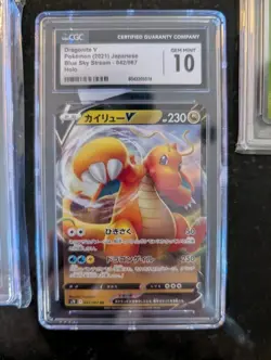 Pokemon Graded Card Lot (6) - CGC, AGS - Dragonite, Rayquaza, Jirachi, + More - Image 5