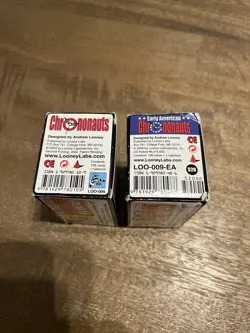 CHRONONAUTS EARLY AMERICAN TIME TRAVEL CARD GAME + EXPANSION LOONEY LABS, 2004 - Image 4