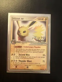 Jolteon ex 109/113 - 2007 World Championship Pokemon Card - Image 1