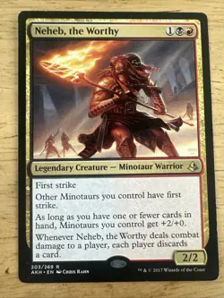 Magic the Gathering MTG Neheb, the Worthy (203) Amonkhet LP - Image 1