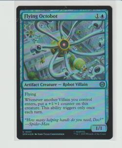 2025 Magic the Gathering MTG Spider-Man: Flying Robot Uncommon Foil #31 - Image 1