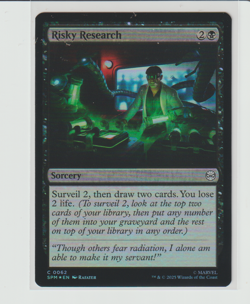 2025 Magic the Gathering MTG Spider-Man: Risky Research Common Foil #62 - Image 1