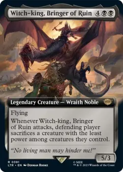 Witch-king, Bringer of Ruin (Extended Art) - Near Mint MTG - Image 1