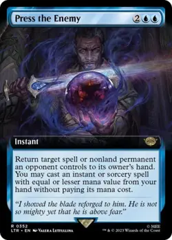 Press the Enemy (Extended Art) - Near Mint MTG - Image 1