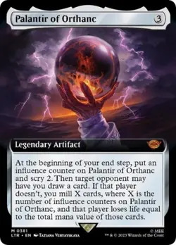 Palantir of Orthanc (Extended Art) - Near Mint MTG - Image 1
