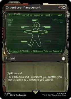 Inventory Management (Showcase) - Near Mint MTG Universes Beyond: Fallout - Image 1