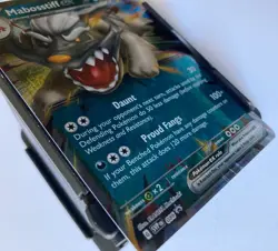 Mabosstiff ex 086 Ultra Rare Pokemon Black Star Promo NM - Image 3