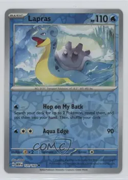 Lapras Reverse Foil Pokemon Scarlet & Violet 151 MEW #131 - Image 1