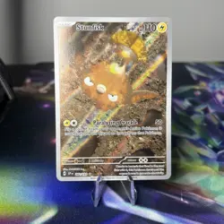 Pokemon - Stunfisk - 202/191 - SV Surging Sparks - Illustration Rare - Image 1
