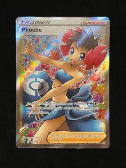 Phoebe (Full Art) 161/163 Swsh05: Battle Styles Holo Pokemon TCG MINT - Image 1