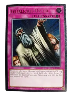⚡Yu-Gi-Oh! Feierliches Urteil OP12-DE003 Ultimate Rare Near Mint deutsch Yugioh⚡ - Image 1
