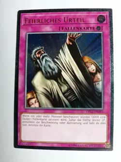 ⚡Yu-Gi-Oh! Feierliches Urteil OP12-DE003 Ultimate Rare Near Mint deutsch Yugioh⚡ - Image 2