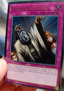 ⚡Yu-Gi-Oh! Feierliches Urteil OP12-DE003 Ultimate Rare Near Mint deutsch Yugioh⚡ - Image 4