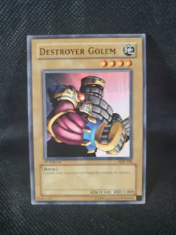 Yugioh Destroyer Golem SDK-028 Common 1st Edition VLP See Pics TCG CCG VTG - Image 1