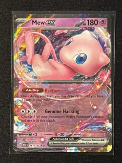 Pokemon TCG Scarlet & Violet 151 Mew EX Double Rare Holo Card 151/165 - Image 1