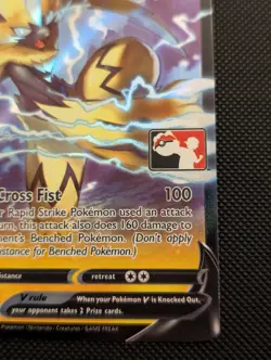 Zeraora V Pokemon Prize Pack Series 1 Promo Pokemon Card NM/LP Play Stamp - Image 5