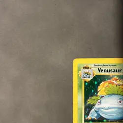 Pokemon TCG Venusaur Base Set Holo Rare Card 15/102-HP - Image 2