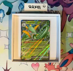 Serperior EX 003/086 Black Bolt Double Rare Holo Pokemon TCG Card Mint - Image 1