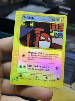 Voltorb 113/144 Skyridge 2003 Reverse Holo E-Series Vintage Pokemon Card TCG - Image 3