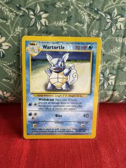 Wartortle Base Set Pokemon Card WOTC NM - Image 1