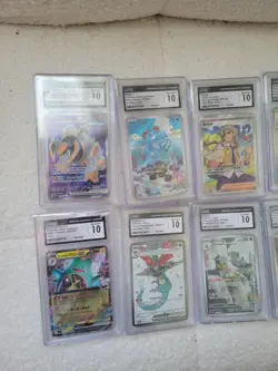 Lot of 13 CGC 10 Pokemon Cards - Gem Mint Bundle -Dragonite, Arven, Roaring Moon - Image 2