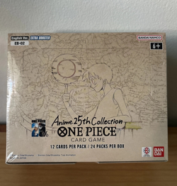 One Piece Card Game TCG EB-02 ENGLISH Anime 25th Collection Booster Box Sz - Image 1