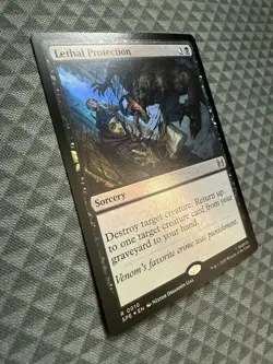 MTG Lethal Protection #0010 Foil Rare Marvel’s Spider-Man: Eternal Legal (SPE) - Image 2