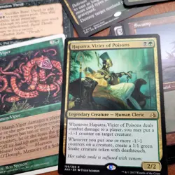 Complete Commander Magic Deck EDH - *Toxic Poison infects Black and Green -1/-1* - Image 1
