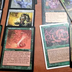 Complete Commander Magic Deck EDH - *Toxic Poison infects Black and Green -1/-1* - Image 4