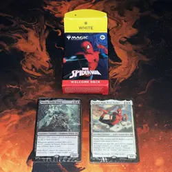Magic The Gathering Spider-Man White Welcome Deck (Plus Black Venom) - Image 1