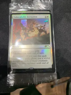Unbreakable Formation NYCC TMNT Promo Foil Sealed Magic The Gathering MTG Turtle - Image 1